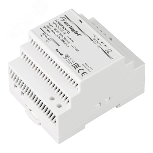 Блок питания ARV-DR100-24 (24V, 4.2A, 100W) (ARL, IP20 DIN-рейка)