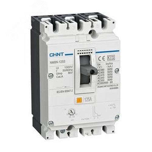 Выключатель автоматический NM8N-125C TM 3P 100А 36кА с регулируемым термомагнитным расцепителем (R)