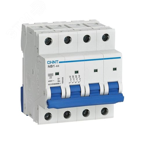 Выключатель автоматический 4P 50А C 6кА DB NB1-63
