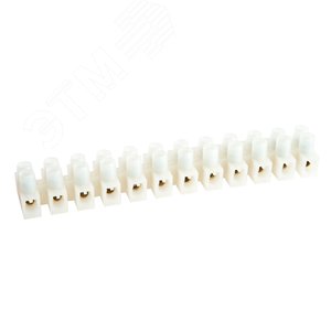 Колодка клеммная винтовая, линейка 12 штук, полиамид, LD225-6A DIY