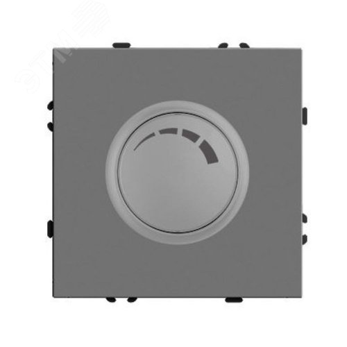 Выключатель диммирующий (механизм) 250В 500W платиново-серый soft touch серия Эмили STEKKER
