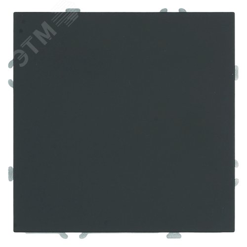 Переключатель 1-клавишный (механизм) СЗК 250В 10А черный уголь soft touch серия Эмили STEKKER