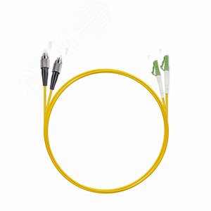 Патч-корд оптический duplex 1м LC/APC-FC/UPC 9/125 sm LSZH