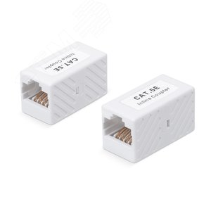 Адаптер проходной RJ45-RJ45 (8p8c), категория 5е, неэкранированный