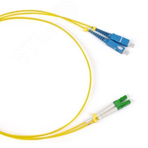 Патч-корд оптический duplex 2м LC/APC-SC/UPC 9/125 sm LSZH