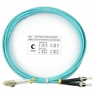 Патч-корд оптический duplex 3м LC-ST 50/125MM OM3 LSZH