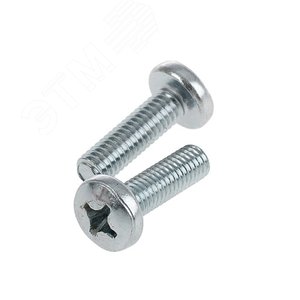 Винт DIN 7985 М6х10 4.8 ZN (700шт) с полукруглой  головкой крестообразный шлиц