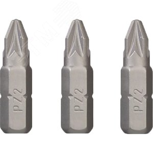 Насадка бита PZ2, 25 мм, C-form, 3 шт.