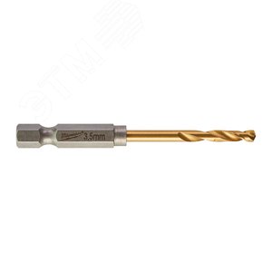 Сверло по металлу RedHEX HSS-G TiN 3.5 мм (2шт)