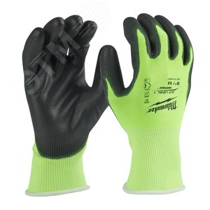 Перчатки защитные Hi-Vis Cut level (Хай Виз Кат Левел) 1/A, M/8