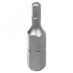 Вставка (бита) торцевая 1/4', HEX, 2 мм, L = 25 мм