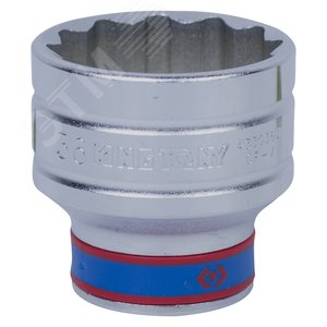 Головка торцевая стандартная двенадцатигранная 1/2', 36 мм