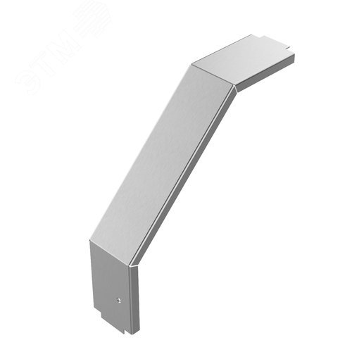 Крышка лотка КЛС 150х100-90 УТ1,5 для поворота трассы вниз на 90, оцинкованный лист  S1,5