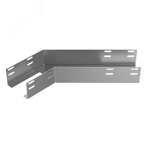 Лоток угловой глухой КГГ 400х65-135 У3 поворот на 135 окрашенный S1,5