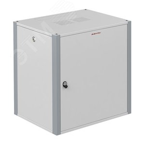Шкаф телекоммуникационный настенный 19' 12U дверь металл IP20. 600x600x585mm(ШхГхВ) цвет серый(RAL 7035/RAL7000)