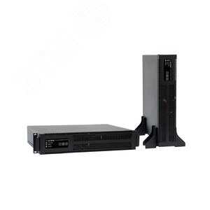 Источник бесперебойного питания Online Rack 300 ВA/225 Вт, 1Ф/1Ф, с АКБ, 1х12В/9Ач, IEC-320-C13 (3 шт.), EURO F-type с заземлением (1 шт.), з/у 1А, 2U