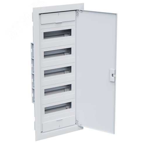 Щит ЩРВ-п-60 пластиковый распред. OptiBox Pro 60-VNR-IP40 60м. встраиваемый с пласт. белой дверцей  IP40