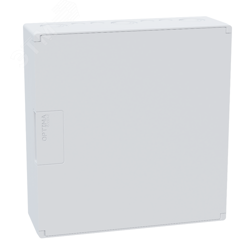 Щит ЩРН-п-12 пластиковый распред. OptiBox Pro 12-NNR-IP40 12м. навесной с пласт. белой дверцей  IP40