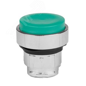Головка кнопки OptiSignal D22 A4-PJ-3 с выступ толк зеленая металл ZB4BL3