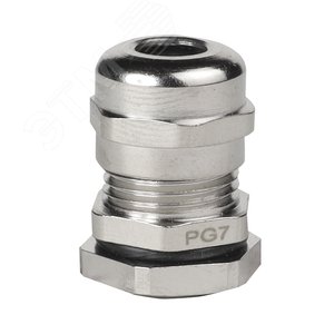 Сальник металлический PGM07-(Dпроводника 5-6мм)-IP68-КЭАЗ