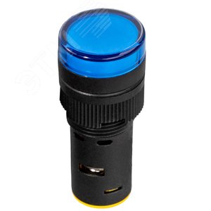 Лампа AD16DS(LED) матрица D16мм синий 24В AC/DC
