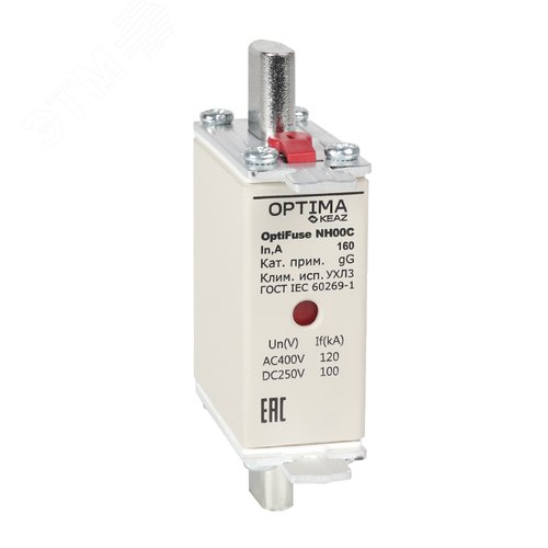 Вставка плавкая OptiFuse NH00C-100-gG-УХЛ3