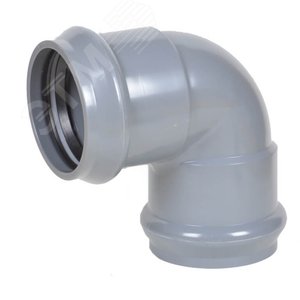 Отвод НПВХ (PVC-U) 110х90 двухраструбый  PN10