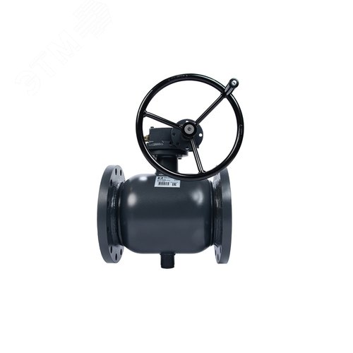 Кран шаровой RJIP Premium FF DN200 PN16 WG, фланцевый, с редуктором, стандартный проход