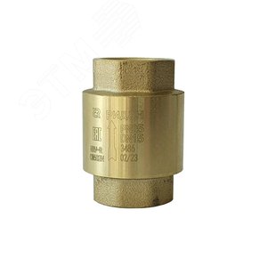Клапан обратный NRV-R резьбовой PN25, DN20, Т -10C...+110C, материал корпуса — латунь CW602N
