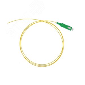 Пигтейл ШОС-SM/0.9 мм-SC/APC-p/t -1.0 м HS Желтый