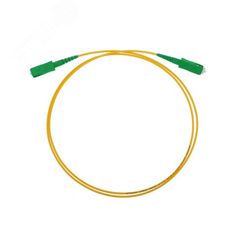 Патч-корд оптический ШОС-SM 2.0 мм-SC APC-SC APC-1.0 м HS