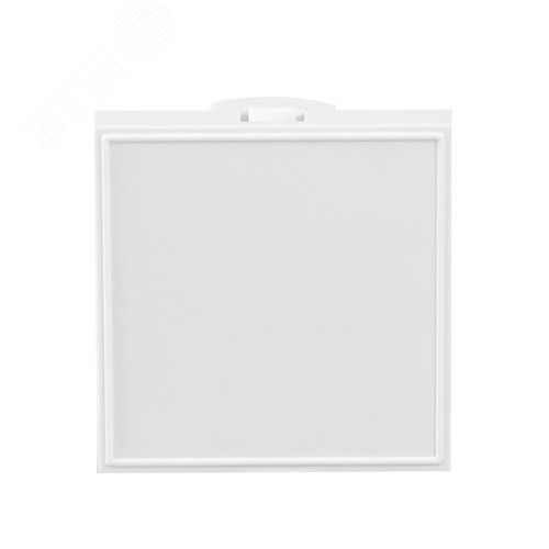 Заглушка 45x45 мм на 2 модуля, белый