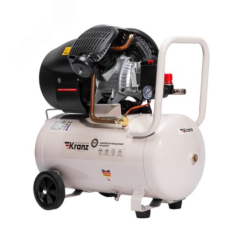 Компрессор воздушный масляный KR-2200/50, 2200Вт, 400 л/мин, 50 л