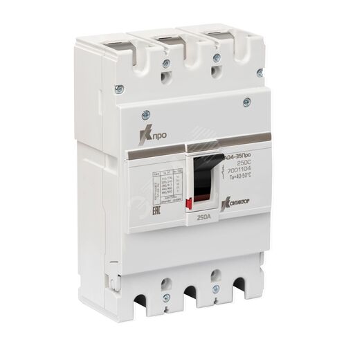 Выключатель автоматический ВА04-35 Про 3p 250 А Icu-18кА (250С)