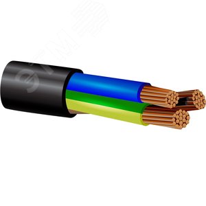 Кабель силовой КГВВнг(А)-LS 3х0.75 - 0.66  ТРТС бухта 100м