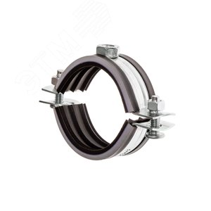 Хомут вентиляционный MAYER 100 - с резиновым профилем, М8. боковой винт 6x22