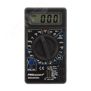 Мультиметр портативный M832 DT832