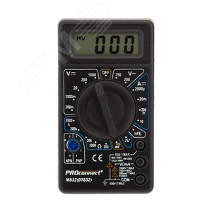 Мультиметр портативный M838 DT838