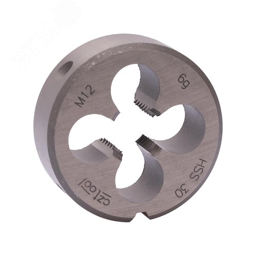 Плашка М12х1,75 HSS DIN22568 6g 38х14мм