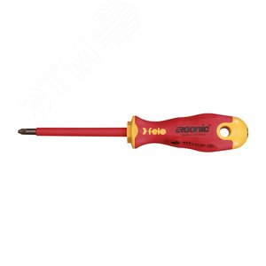 Отвертка диэлектрическая Ergonic крестовая +/- Z 2X100
