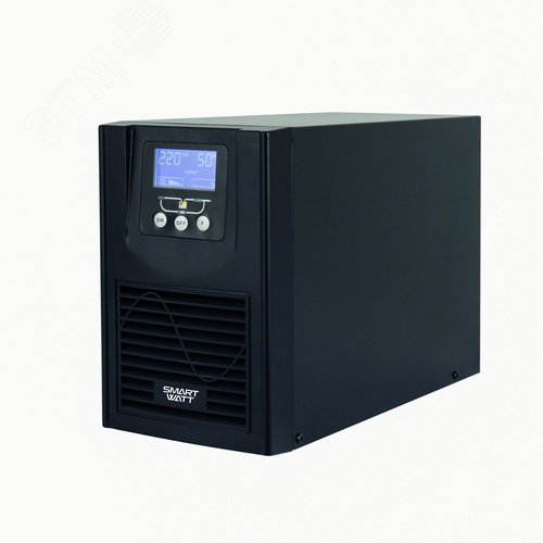 Источник бесперебойного питания SMARTWATT UPS MASTER IEC 1kVA, онлайн, мощность 1000/900 ВА/Вт, напольный, LCD дисплей, IEC13 - 6 шт., встроенные АКБ