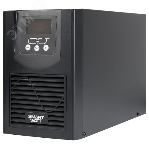 Источник бесперебойного питания SMARTWATT UPS MASTER IEC 1kVA, онлайн, мощность 1000/900 ВА/Вт, напольный, LCD дисплей, IEC13 - 6 шт., встроенные АКБ