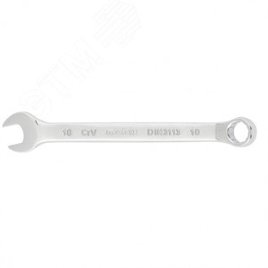 Ключ комбинированный, 10 мм, CrV, полированный хром