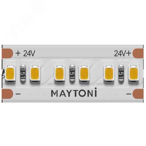 Лента светодиодная 24В 2216 8Вт/м 3000К 5м IP 20