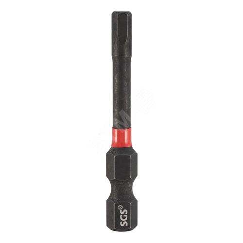 Бита шестигранная HEX 2,0 х50мм Impact(ударная) S2 1шт SGS 6350-H2.0-IB