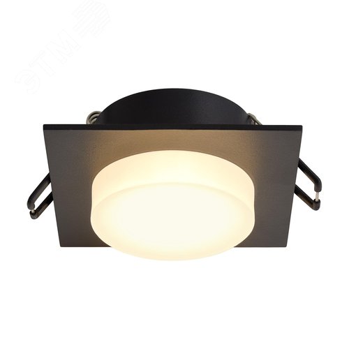 Светильник традиционный Down Light встраиваемый под лампу GU10 IP20 Черный