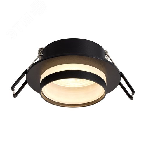 Светильник традиционный Down Light встраиваемый под лампу GU10 IP20 Черный