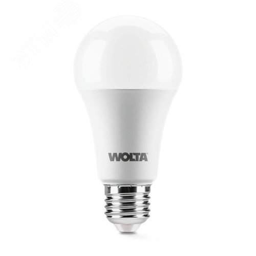 Лампа светодиодная 15 Вт 1300 лм 3000К Ra 80 А60 груша теплый E27 AC 175-250В STANDARD-A60