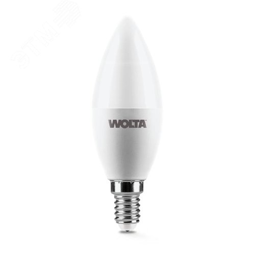 Лампа светодиодная 12 Вт 1050 лм 3000К Ra 80 свеча теплый E14 AC 175-250В STANDARD-C