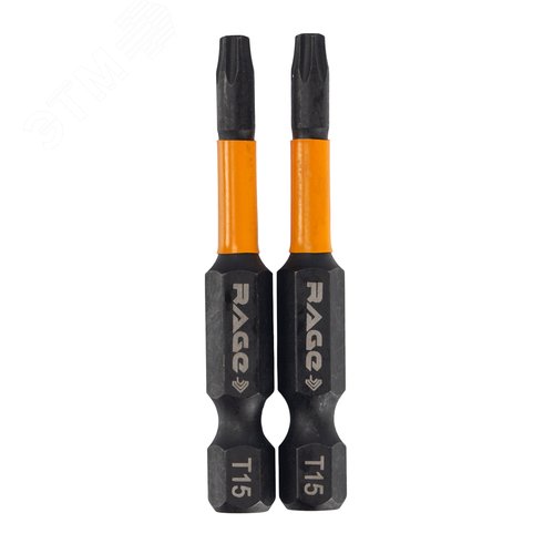 Набор бит торсионных IMPACT 2 шт TORX T15 S2 х 50 мм